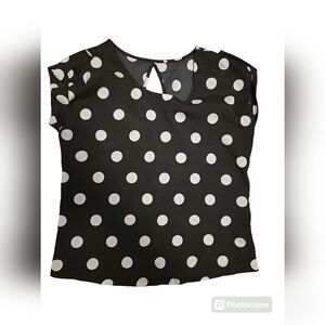 Polka dot blouse